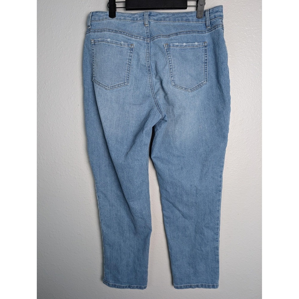 Style&co. Jeans Womens 12 Blue Boyfriend Relaxed Stretch Denim 29‎ Inseam - Picture 8 of 10